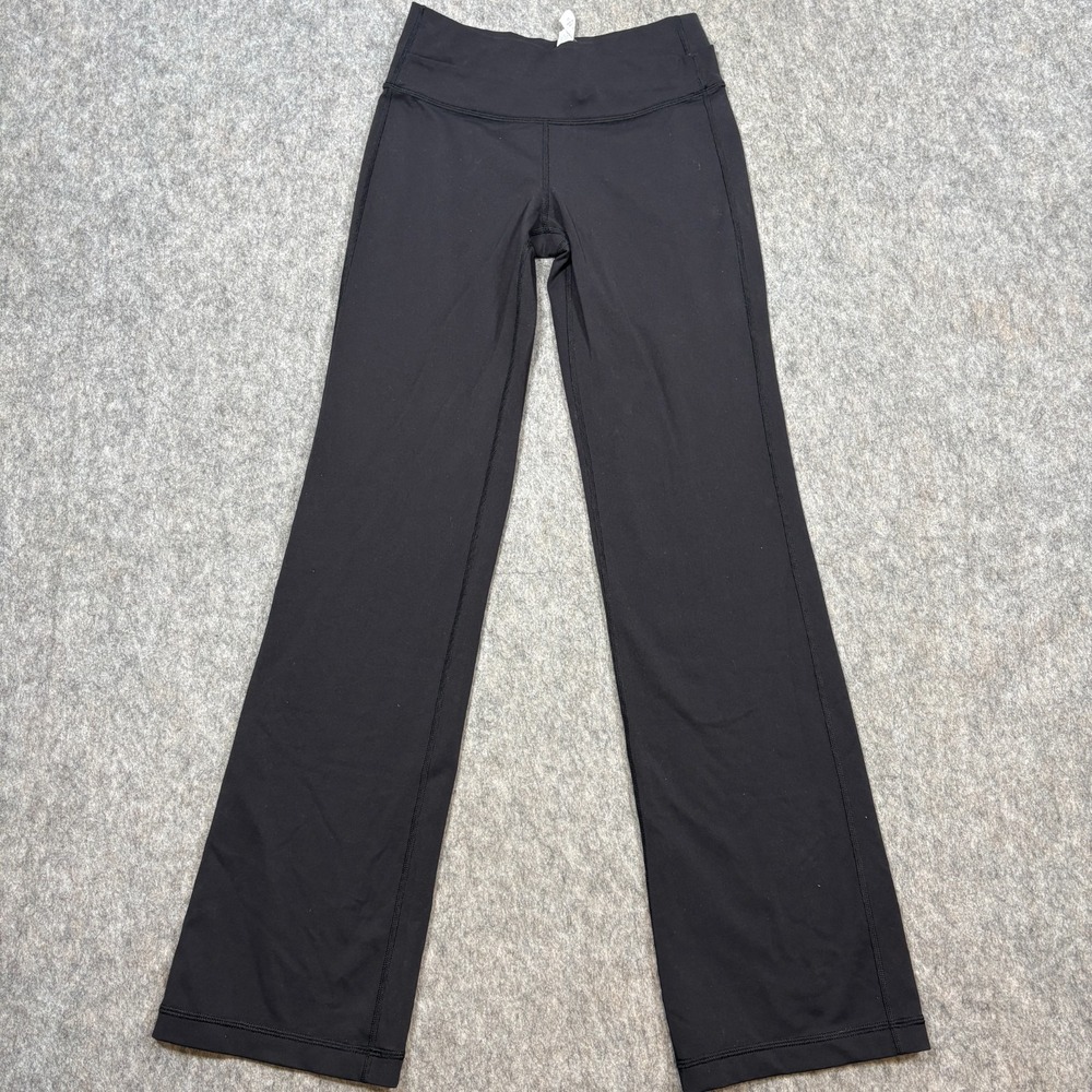 Lululemon‎ Athletica Pants Women's Size 4 Reg Black with Small Pocket On Inside